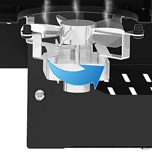 Broil King 494051 Crown 500 Pellet Grill, 800 sq. in, Black