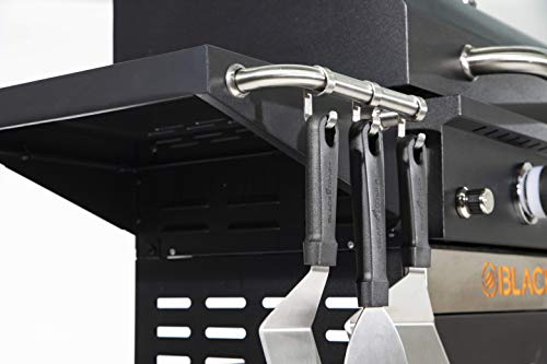 Blackstone 1822 Cabinet Hood, Side Shelves & Magnetic Zone Heavy Duty Flat Top Griddle Grill Station for Kitchen, Patio, Outdoor, Backyard, Balcony, 22