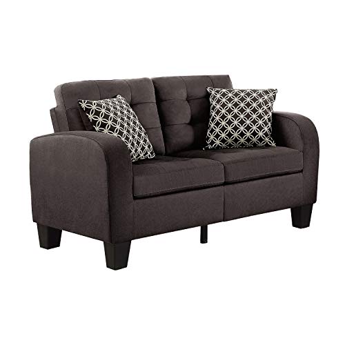 Lexicon Westville Tufted Fabric Loveseat, 57