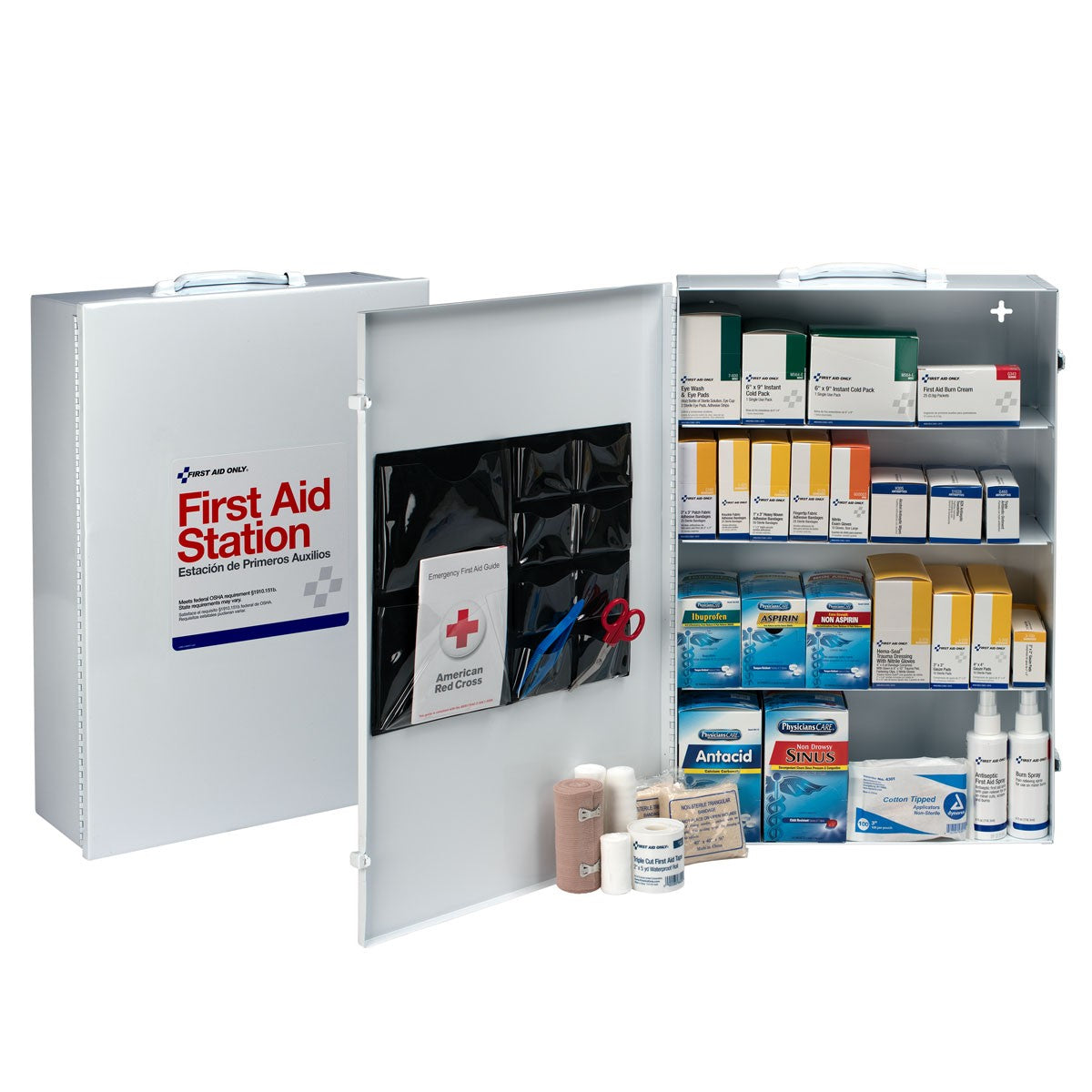 First Aid Only 4 Shelf OSHA First Aid Station