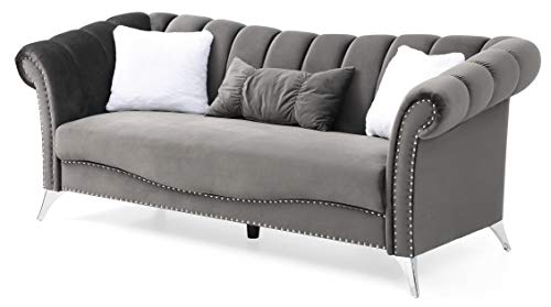 Glory Furniture Madrid Sofas, Gray