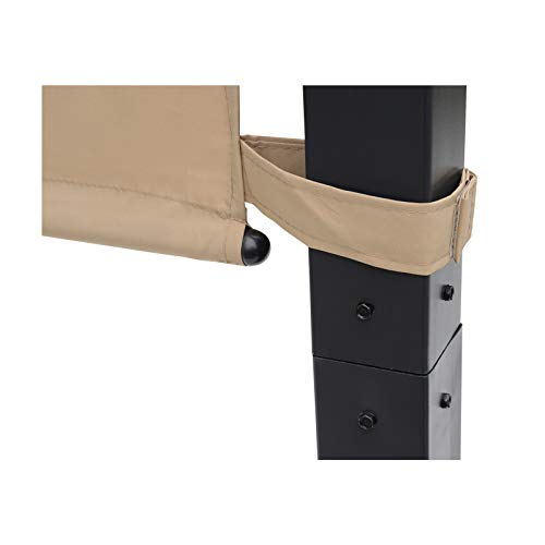 Outsunny 8' x 9' Outdoor Pergola Gazebo with Sun Shades, Patio Steel Canopy Shades