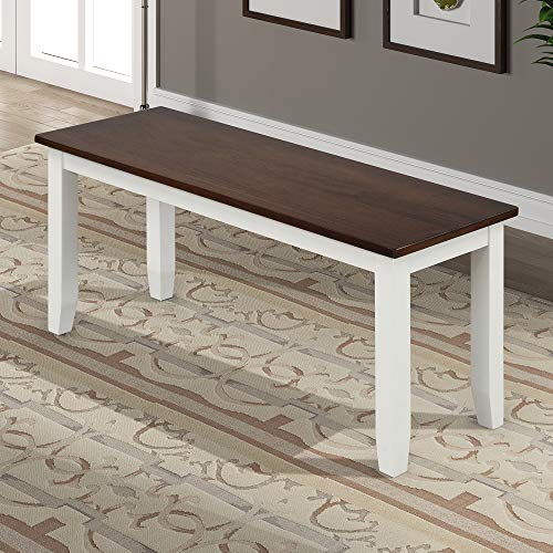 Harper & Bright Designs Dining Table Set, 6 Piece Wood Kitchen Table Set Home Furniture Table Set with Chairs & Bench