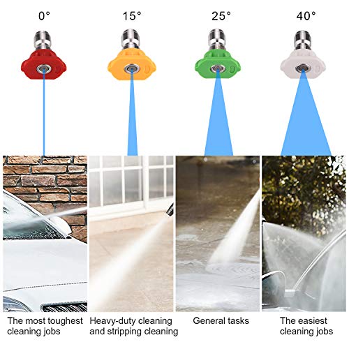 mrliance 3600PSI Electric Pressure Washer, 2.4GPM Electric Power Washer High Pressure Washer with Spray Gun, Brush, and 4 Quick-Connect Spray Tips (Green)