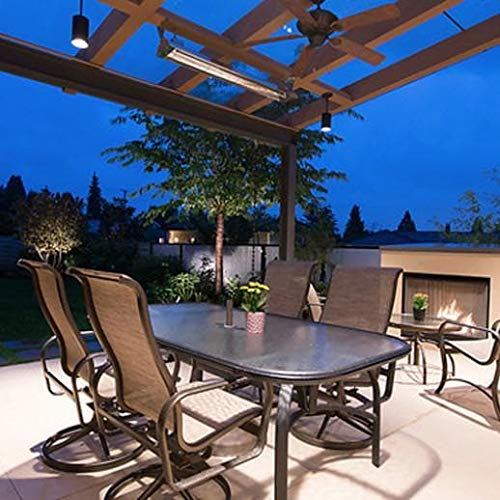 Infratech WD5024SS Dual Element 5,000 Watt Electric Patio Heater, Choose Finish: Stainless Steel