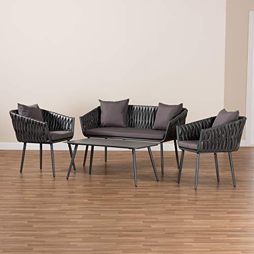 Baxton Studio Sectional Sofas, Grey