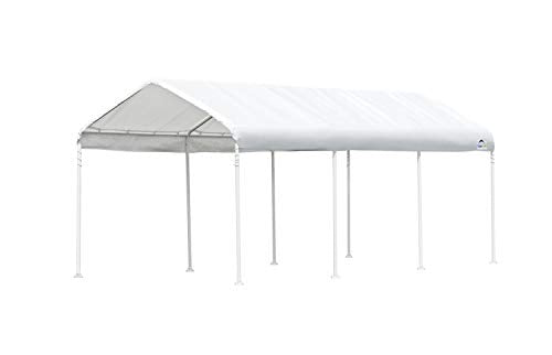 ShelterLogic 10' x 20' SuperMax 8 Leg Outdoor Gazebo or Heavy Duty Steel Frame Canopy, White