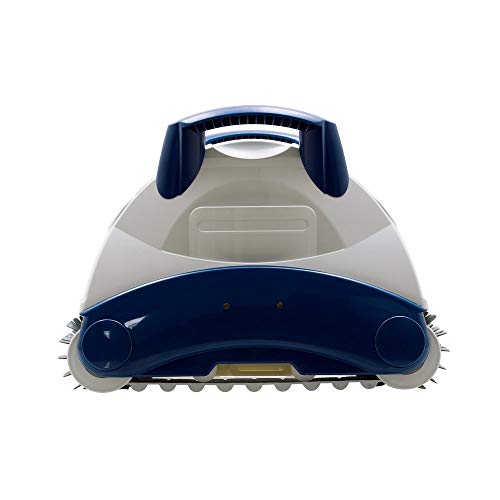 Aquabot RUFL-PEL0-OPJ00 Junior Optima Automatic Intelligent Robot Universal In Ground Swimming Pool Vacuum Cleaner with Convenient Carry Handle, White