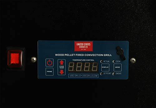 US Stove USSC Grills USG890 Pellet Grill, Large, Black