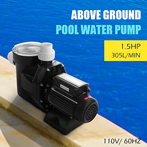 Goplus 1.5HP Swimming Pool Electric Pump Water Pump SPA DC 5040 GPH 1-1/2