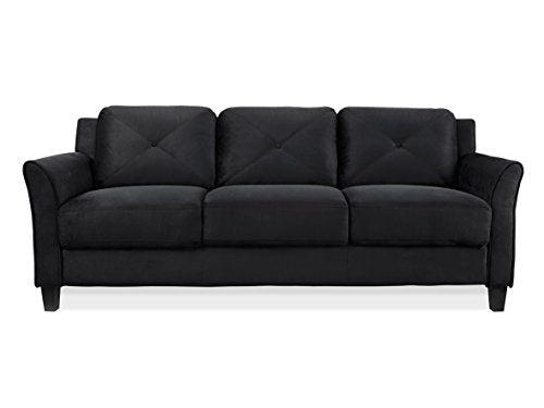 Lifestyle Solutions HRFKS3BK Grayson Sofa, 78.7