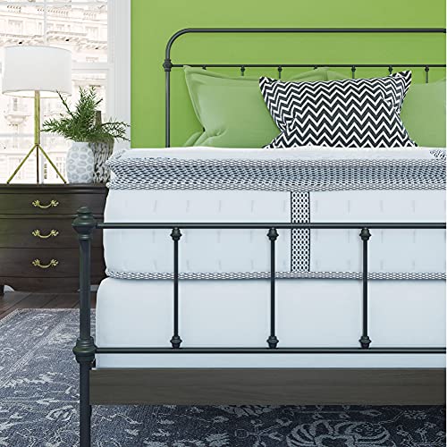 Classic Brands Mercer Cool Gel Memory Foam and Innerspring Hybrid 12-Inch Pillow Top Mattress | Bed-in-a-Box King