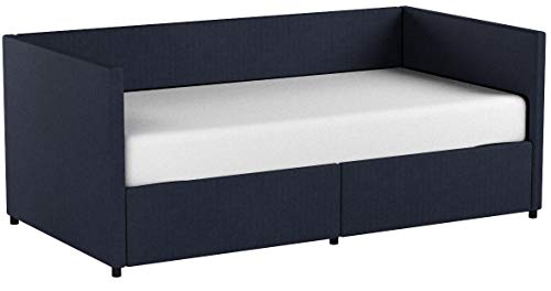 DHP Daybed with Storage Drawers, Twin, Blue Linen