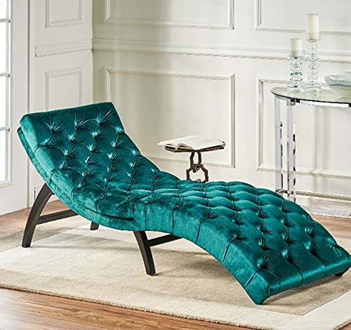 Sofas Lounge Chair Sofa Daybed Curved Lounger Bedroom Teal Velvet Tufted Sofas for Living Room