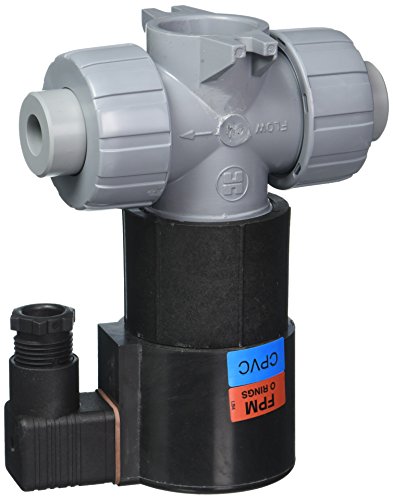 Hayward SV20025STV 1/4-Inch CPVC NPD Design True Union Solenoid Valves with FPM Seal and Socket/Threaded End Connection