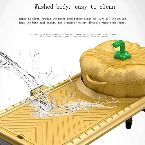 XWX Multifunctional Household Electric Hot Pot Shabu-shabu One-Piece Non-Stick Electric Bakeware Smokeless Teppanyaki (Color : Yellow)