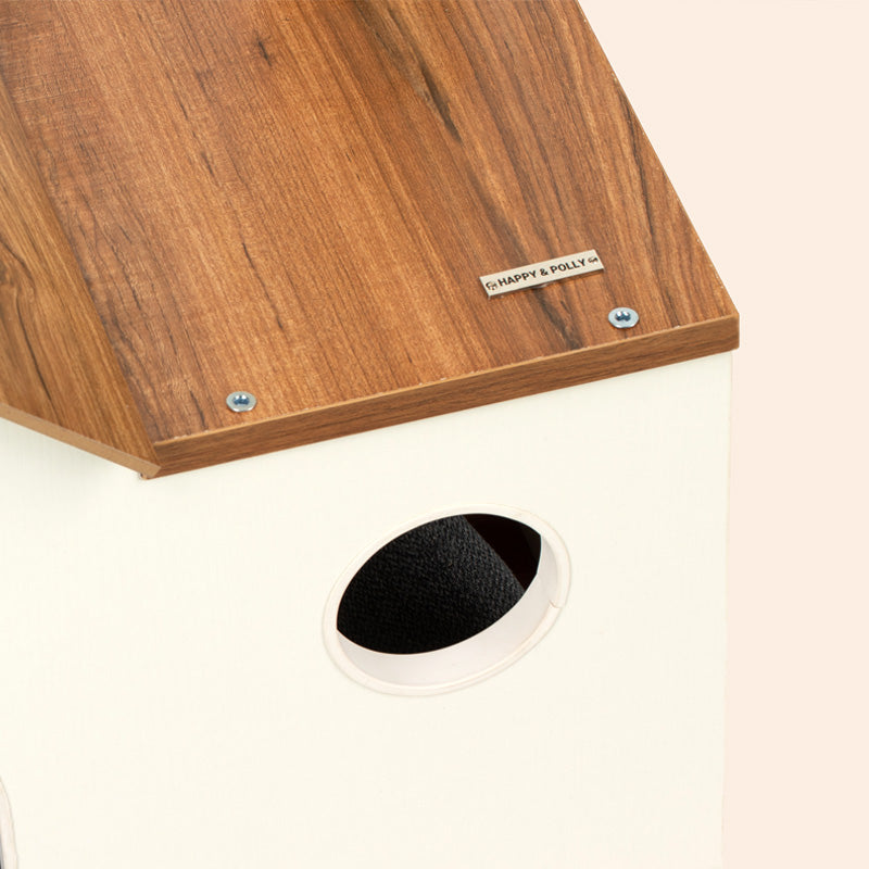 Wooden House Cat Tree