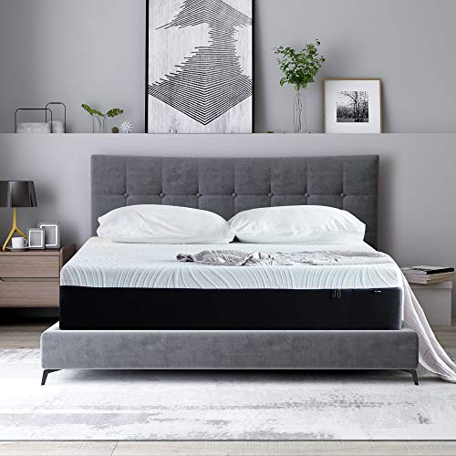Full Mattress, 12 Inches Gel Memory Foam Mattress, Cooling Memory Foam Mattress, Supercharged Cover/Low Motion Transfer/Breathable/Medium Plush (Full)