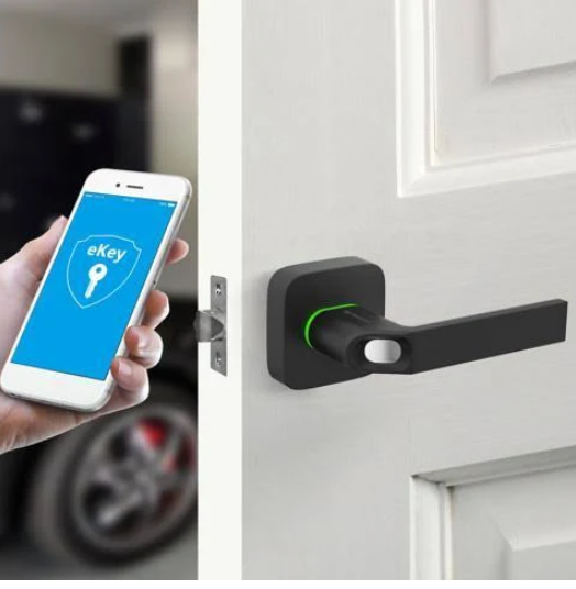 U-Tec UL1 Bluetooth Enabled Fingerprint and Key Fob Smart Lock in Black New