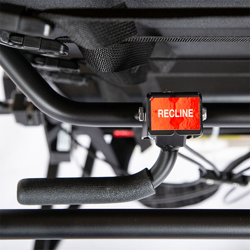 ActiveAid Frame Positionings for the 285TR Tilt and Recline Shower Commode Chair