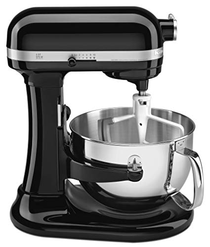 KitchenAid KP26M1XOB 6 Qt. Professional 600 Series Bowl-Lift Stand Mixer - Onyx Black