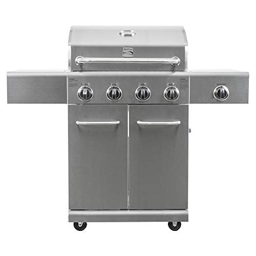Kenmore PG-40405SOL-SE-AM 4 Grill with Searing Side Burner, Steel