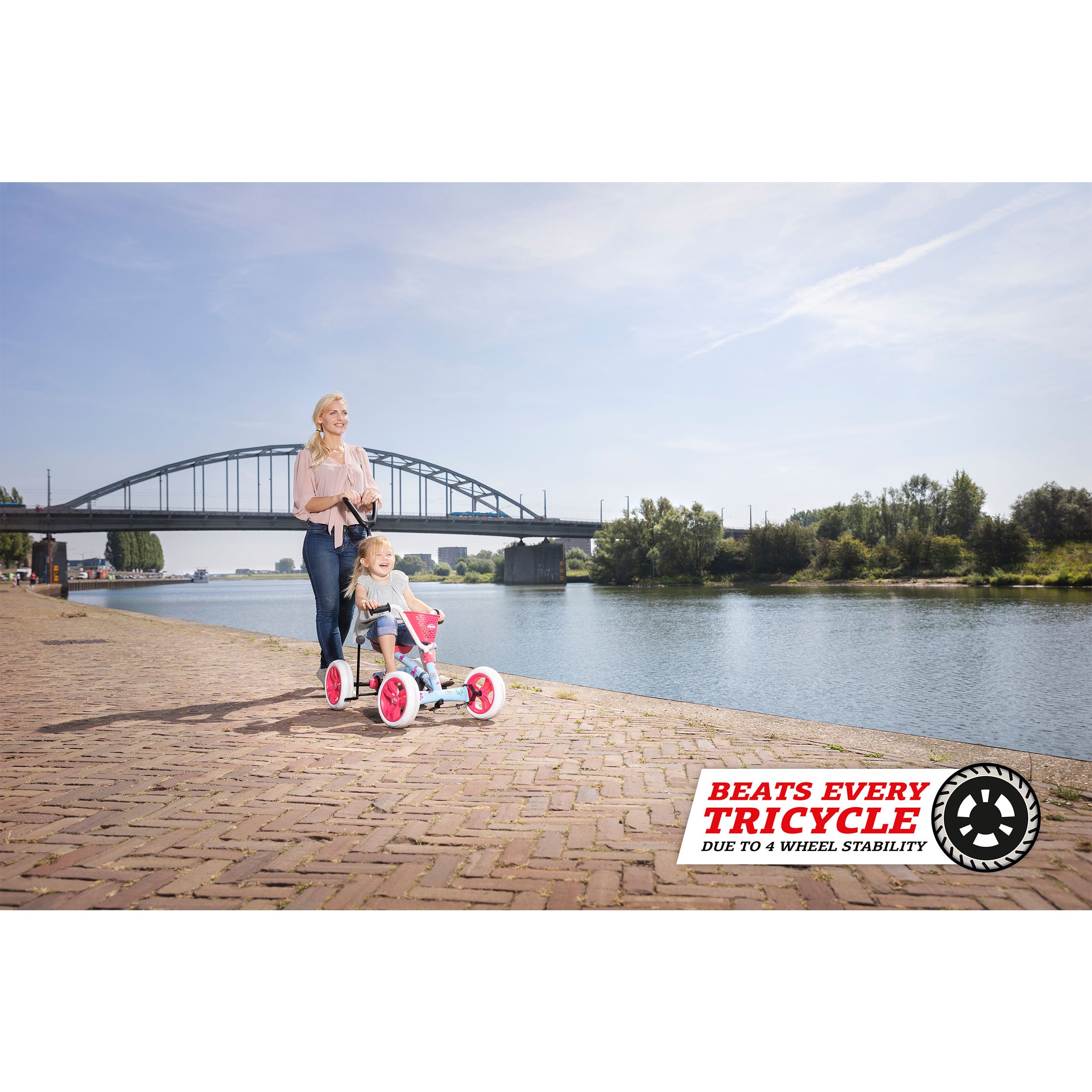 BERG Buzzy Bloom 2-In-1 Pedal Kart