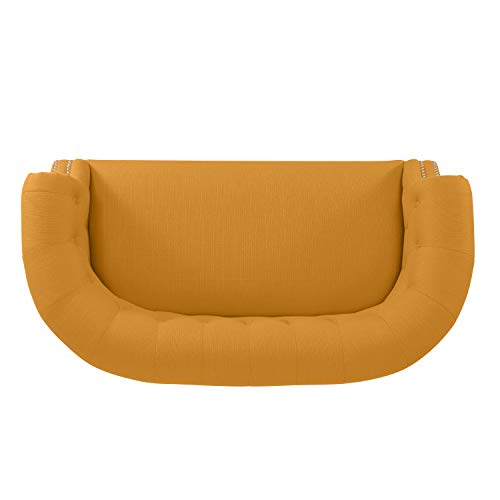 Handy Living Che-L Loveseat, Yellow