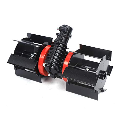 YIYIBYUS Lawn Mower 12-Inch Multifunctional Four-Stroke Gasoline Powered Knapsack Lawn Mower Hedge Trimmer, Cut Weeds and Loosen The Soil, Easy to Carry