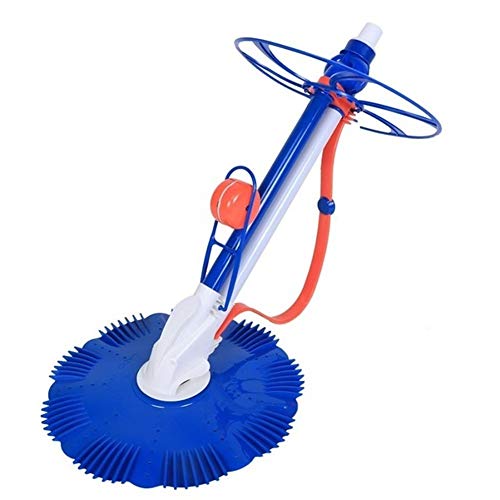 HUACHEN-LS Pool Cleaning Equipment Portable Automatic Swimming Pool Vacuum Cleaner Sweeper Powerful Suction for Removing Pool Debris Cleans Floors Walls Steps for Pool Cleaning (Color : Transparent)