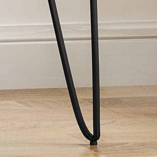 GDFStudio Christopher Knight Home Simona Modern Fabric Settee with Hair Pin Legs, Green, Texture