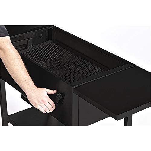 IG Charcoal BBQ Coated Steel Barbecue in Matte Black