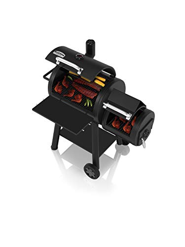 Broil King 955050 Smoke Offset 500 Offset Smoker and Grill, Black