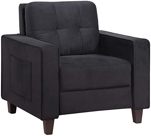 DXW-Y Sectional Sofa Couch Set, Morden Style Couch Furniture Upholstered 3 Seater Sofa for Living Room, Apartment, Dorm, Studio, Office (Size : Armchair)