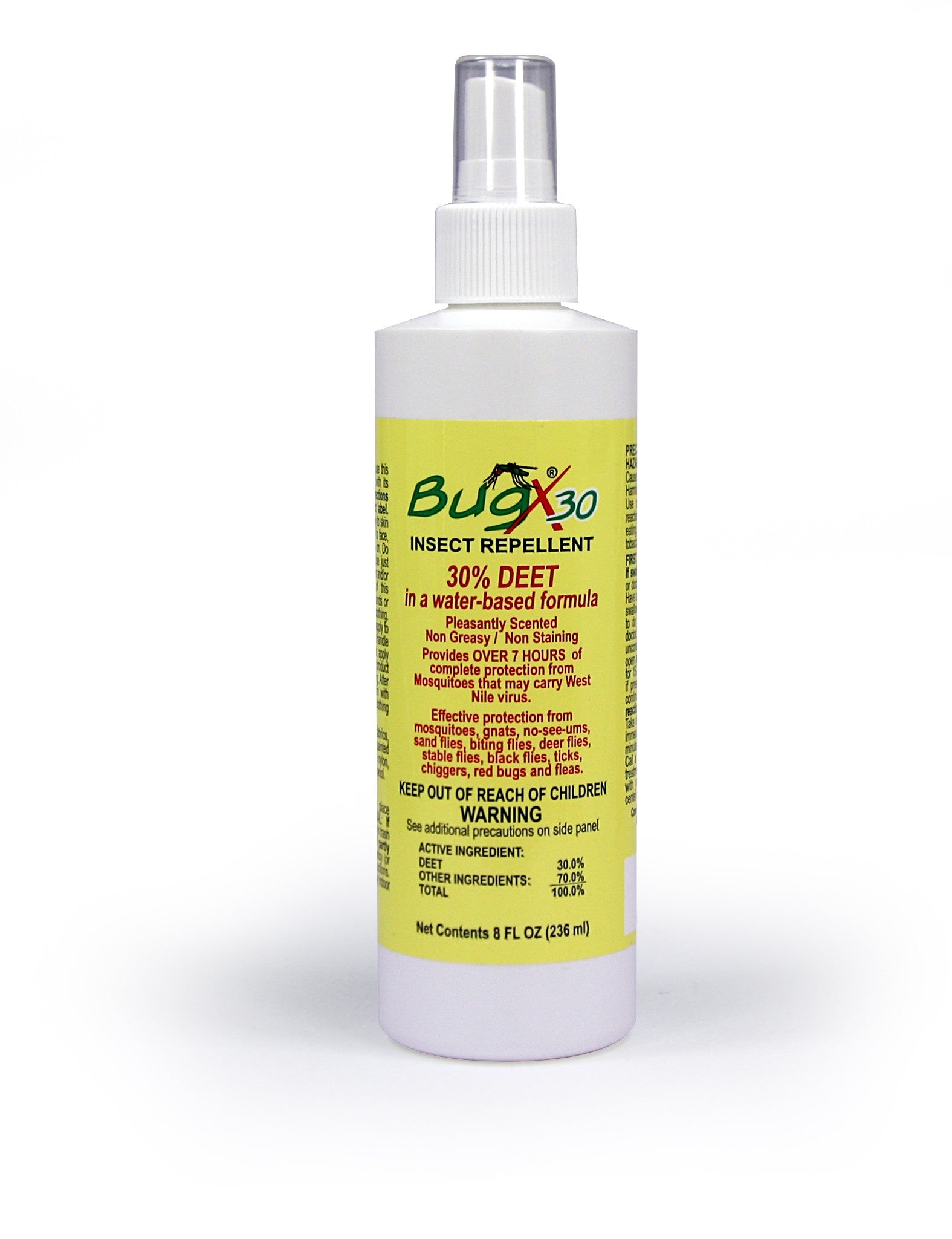 First Aid Only BugX3 Insect Repellent Spray DEET, 8 oz. Bottle, Case of 12 (12 per order)