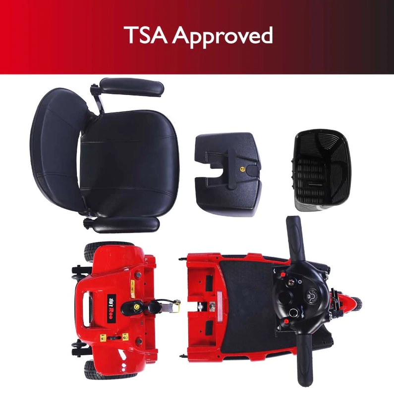 Zip'r Roo 3 Travel Mobility Scooter Red Open Box