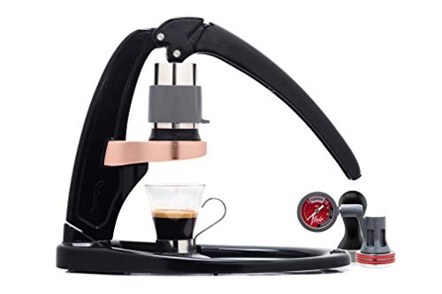 Flair Signature Espresso Maker - An all manual espresso press to handcraft espresso at home (Pressure Kit, Black)