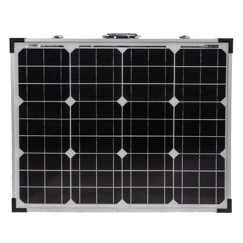 Mighty Max Battery 100 Watt 12V Monocrystalline Foldable Solar Suitcase with 10A Controller