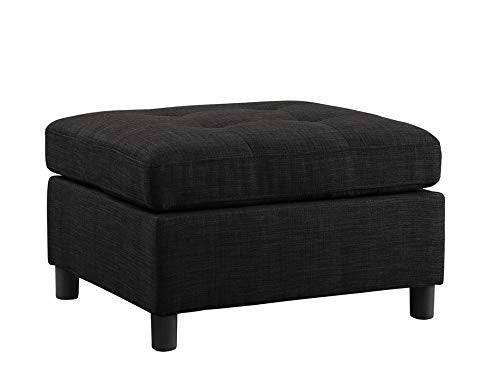 Convertible Sectional Sofa Couch Linen Fabric L-Shaped Couch 3-Seat Sofa with Reversible Chaise for Living Room, Bedroom,Small Apartment