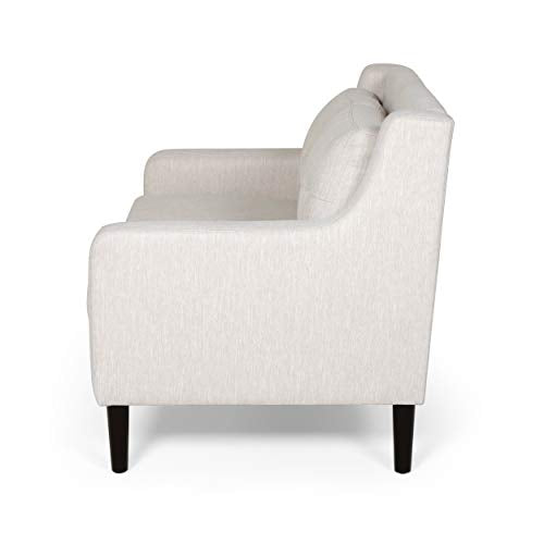 Christopher Knight Home Harva Love Seats, Beige, Dark Brown