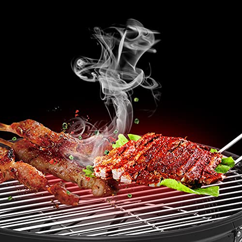 14 Inch Round Apple Charcoal Grill, Portable Outdoor Charcoal Grill,Courtyard Picnic Roast Meat Home BBQ Charcoal Oven