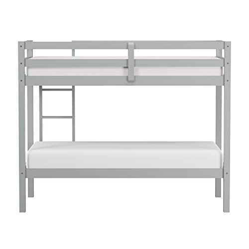 Hillsdale Kids and Teens Caspian Twin Bunk Bed, Twin/Twin, Gray