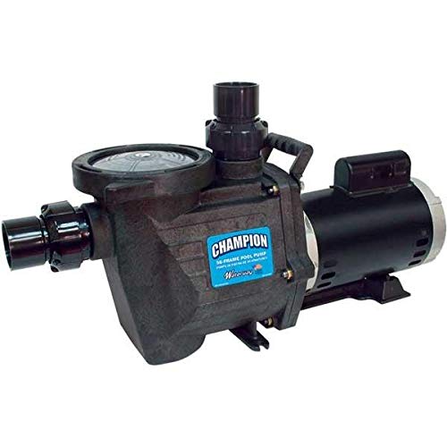 Waterway Champion 56 Frame Single Speed Pool Pump, 1.5 HP Standard Performance
