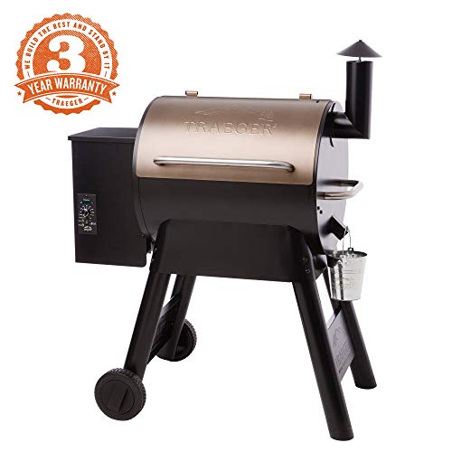 Traeger Grills Pro Series 22 Electric Wood Pellet Grill and Smoker, Bronze