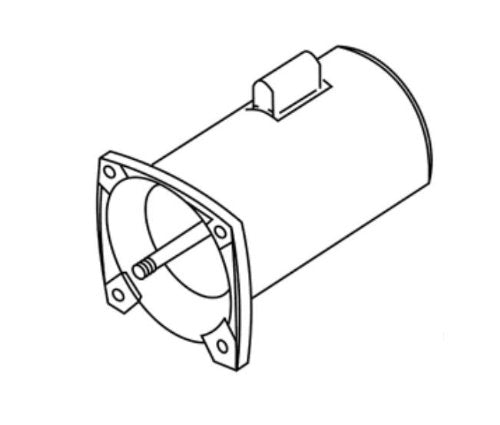 Pentair 355375S Black 3/4 HP Standard Square Flange Motor Replacement Inground Pool and Spa Pump