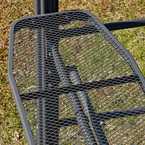 Outsunny 8' x 5' Grill Gazebo Outdoor BBQ Gazebo Canopy with Side Shelves Great Ventilation PC Board