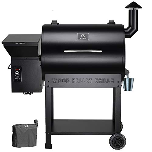 Z GRILLS ZPG-7002B Wood Pellet Grill Smoker 2021 Upgrade for Outdoor Cooking with Cover