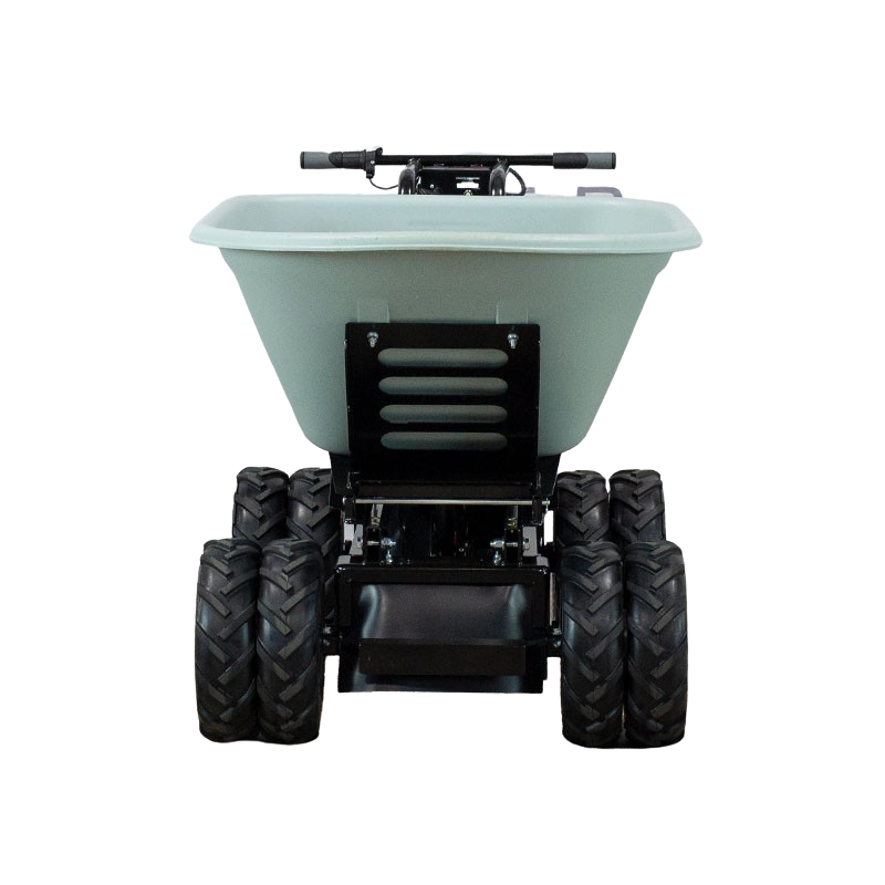 Overland Electric Wheelbarrow 8 cu. ft. With 4WD Power Dump And Extended Range Battery New