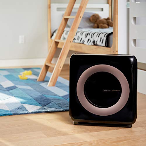 Coway Airmega AP-1512HHS (AP-1519P) HEPA Air Purifier, 16.8 x 18.3 x 9.6, Black/Brown