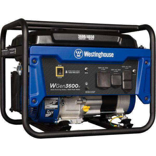Westinghouse WGen3600v 3600W/4650W Portable Generator New